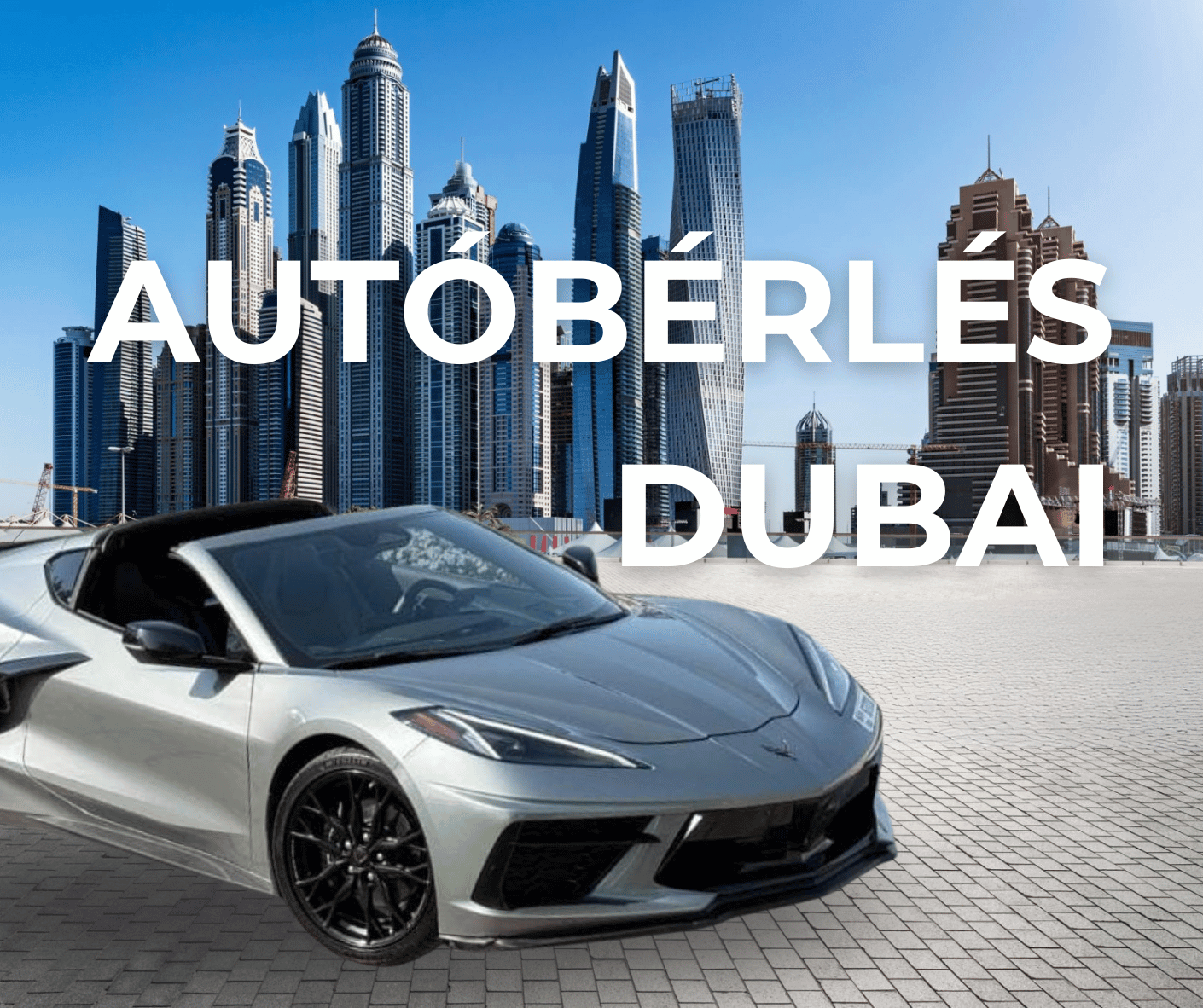 Autóbérlés Dubai Chevrolet Corvette C8 2024 Autóbérlés Dubai Chevrolet Corvette C8 2024